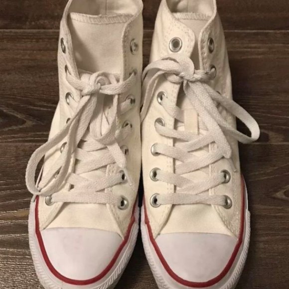 White High-Top Converse - Picture 1 of 6